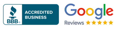 BBB Accredited Business and Google Reviews 5 Stars