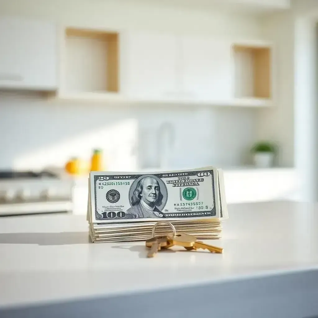 Cash and keys representing fresh start bonus